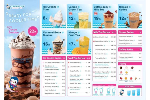 Cooler City Indonesian Menu