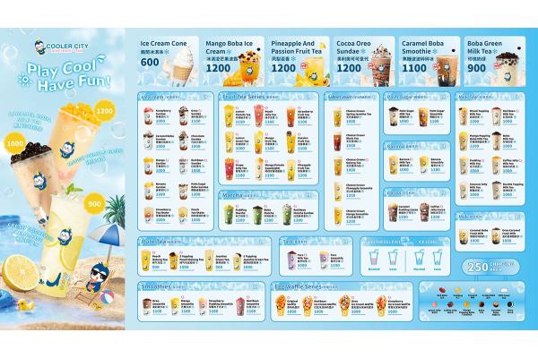 Cooler City Jamaica Menu